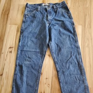 Mens Lee Dungarees Blue Jeans Size 34x32